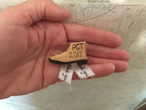 Bob and Molly presented all volunteers with a handcarved hat pin to commemorate the event